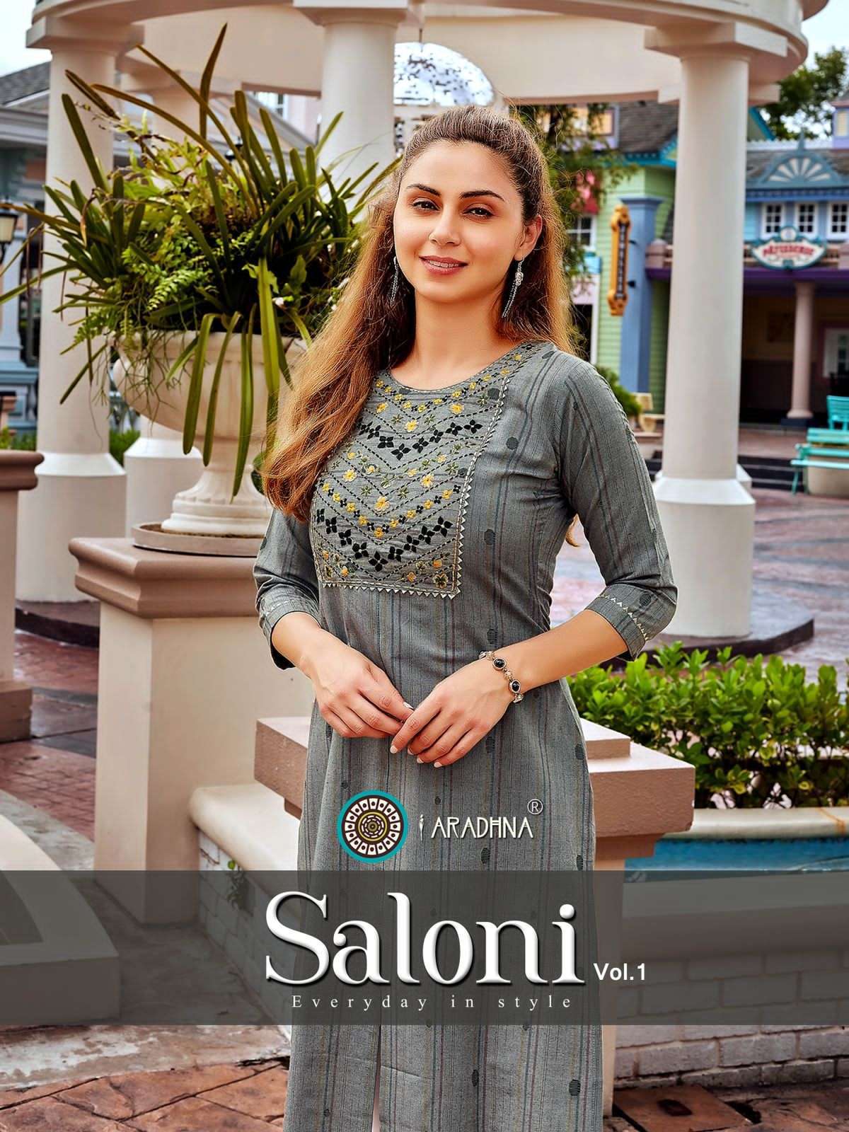 aradhna saloni vol 1 series 1001-1006 Fancy Cotton kurti