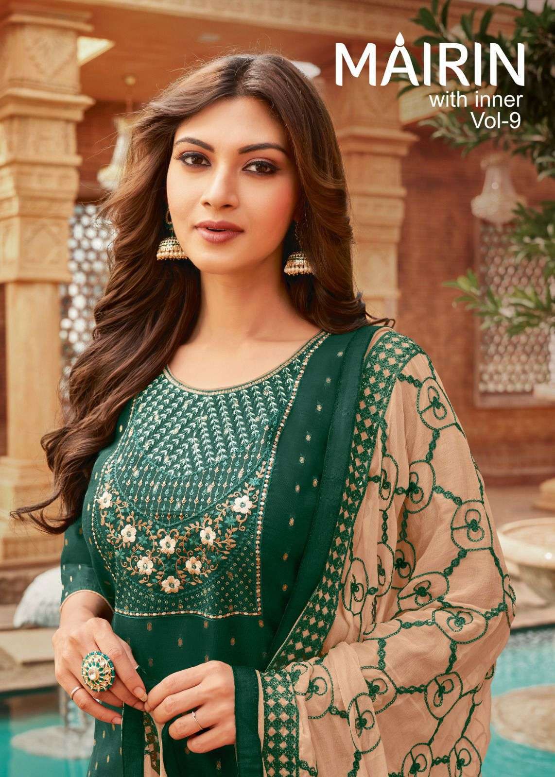 artio mairin vol 9 series 62001-62010 chanderi readymade suit 