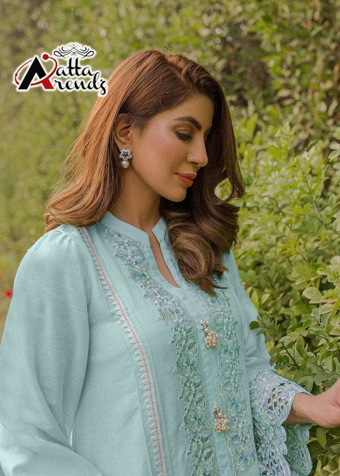 atta trendz 2720 Pure Georgette Fabric readymade suit 