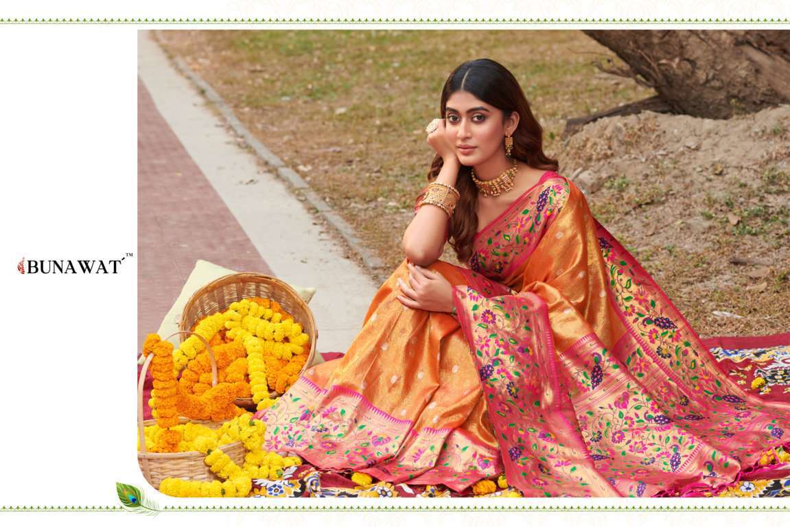 bunawat sonpari series 10001-10006 Paithani Silk saree