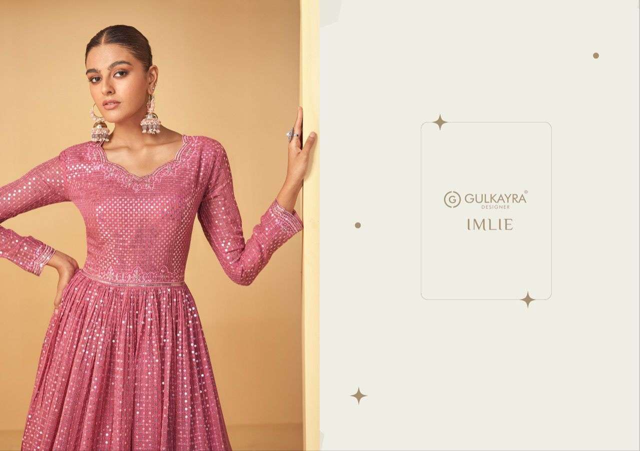 gulkayra imlie designer real georgette suit 