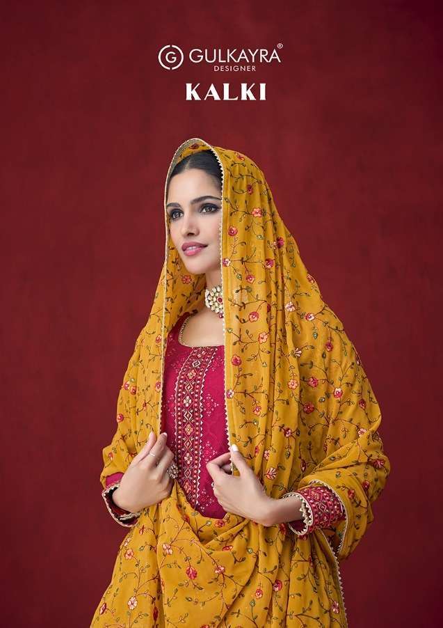 gulkayra kalki series 2119-2123 real georgette suit 