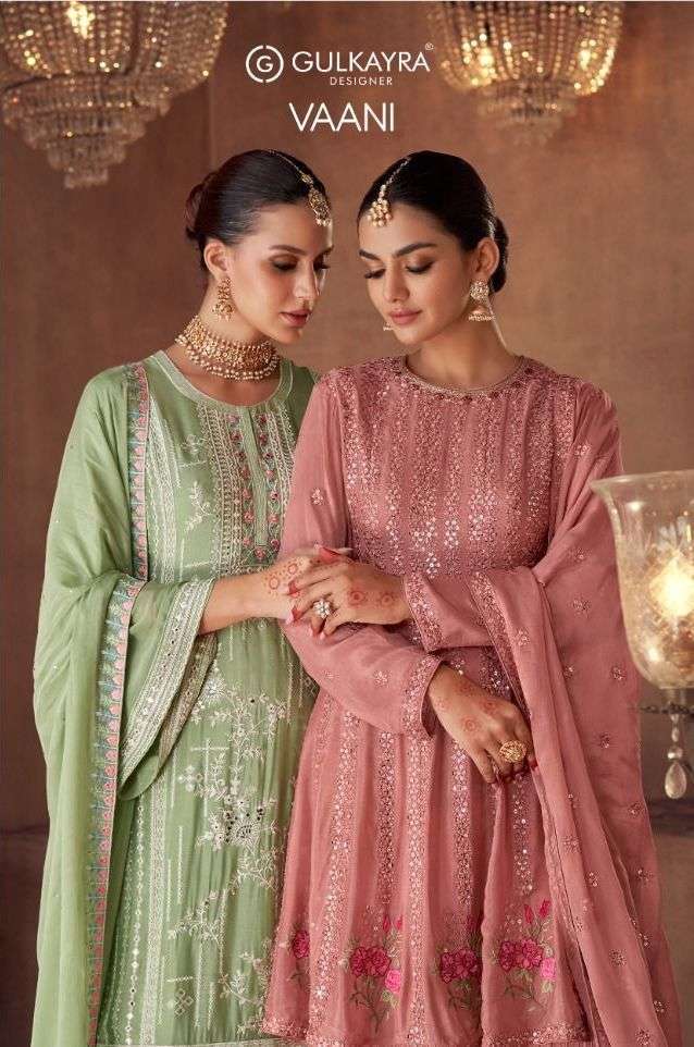 gulkayra vaani series 7195-7198 real georgette suit 