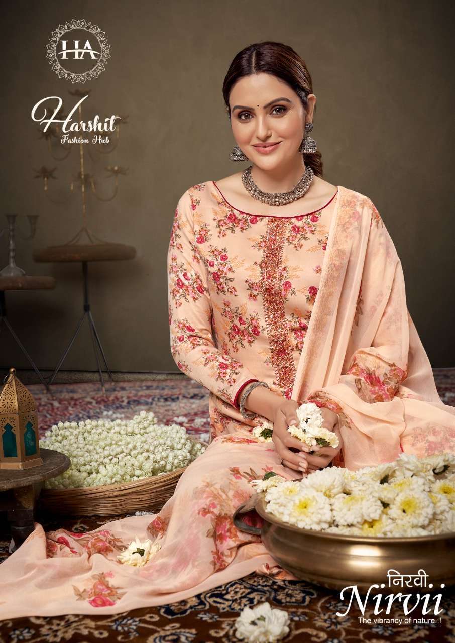 harshit fashion nirvii series 001-008 Pure Zam suit