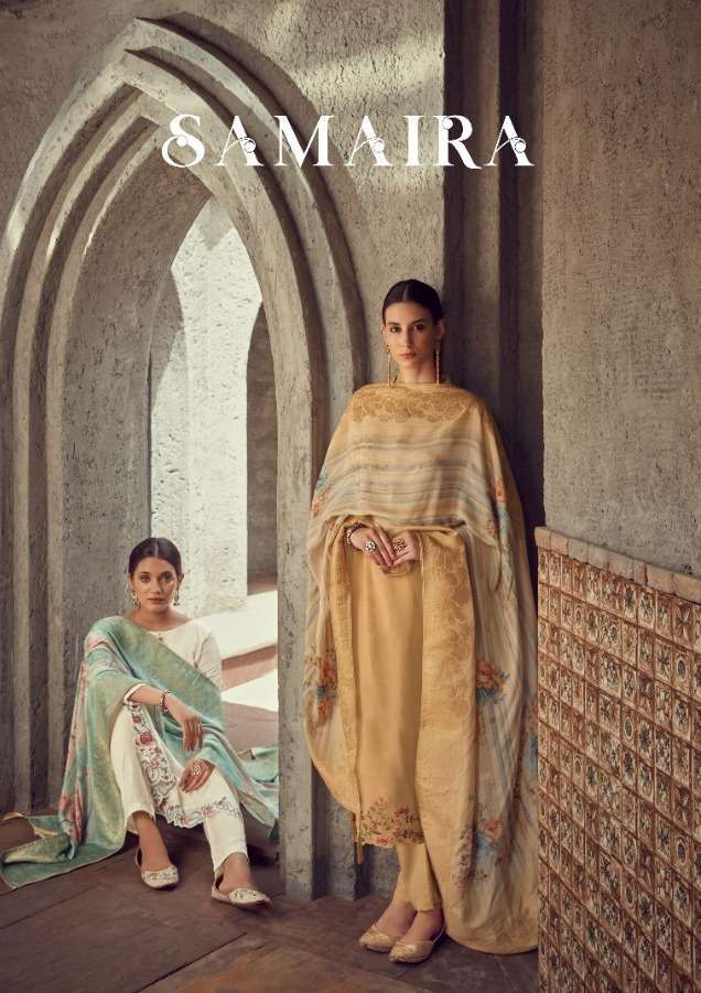 karma trendz samaira series 4095-4101 pure muslin suit 