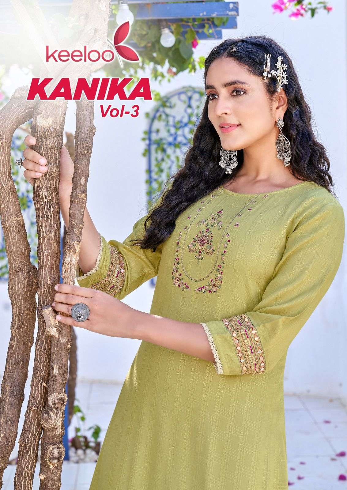 keeloo kanika vol 3 series 3001-3006 Heavy Rayon kurti