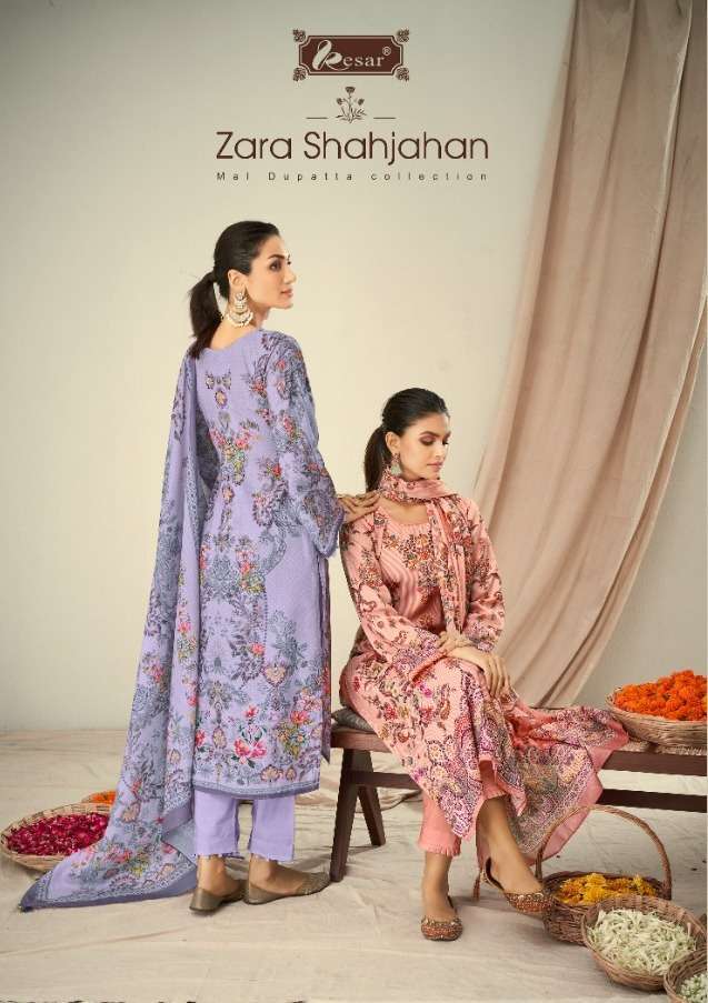 kesar zara shahjahan series 133001-133008 luxury lawn suit 