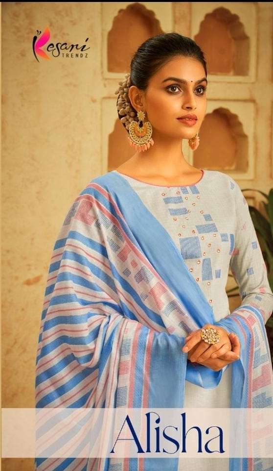 kesari trendz alisha series 1001-1006 Lawn Cotton suit