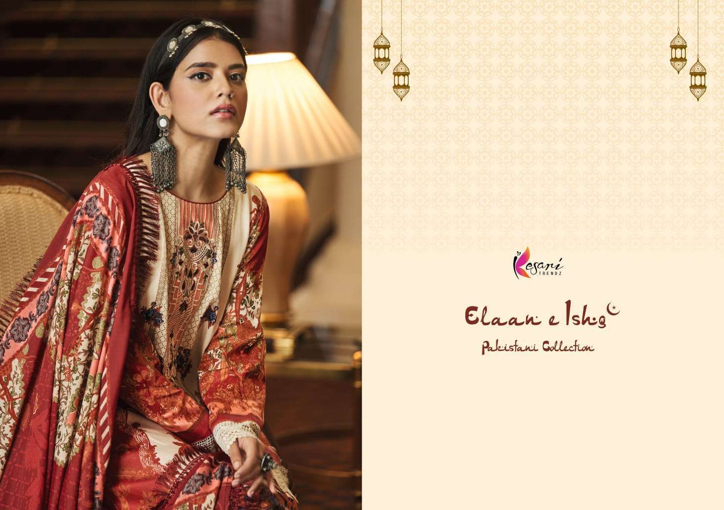 kesari trendz elaan e ishq series 10009-10016 Print Jam Satin suit