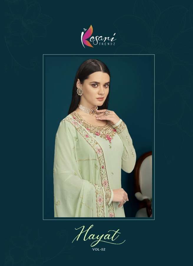 kesari trendz hayat vol 2 series 5006-5010 Heavy Real Georgette suit 