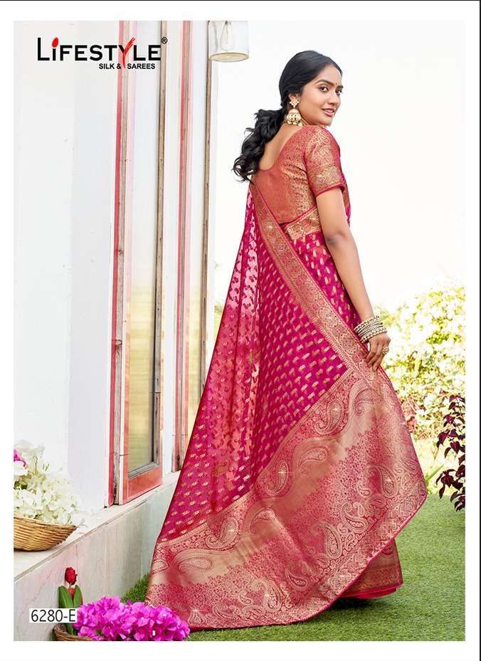 lifestyle 6280 nylon taspa saree 