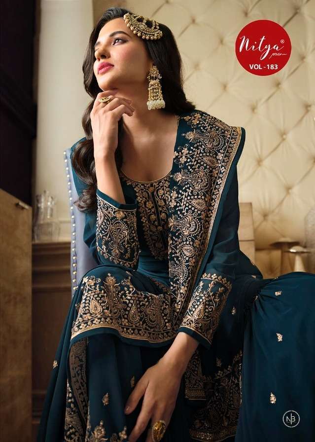 lt nitya vol 183 series 8301-8306 georgette suit 