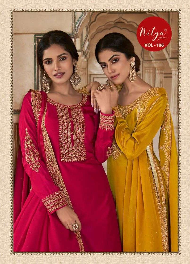lt nitya vol 186 series 86001-86006 dola silk suit 