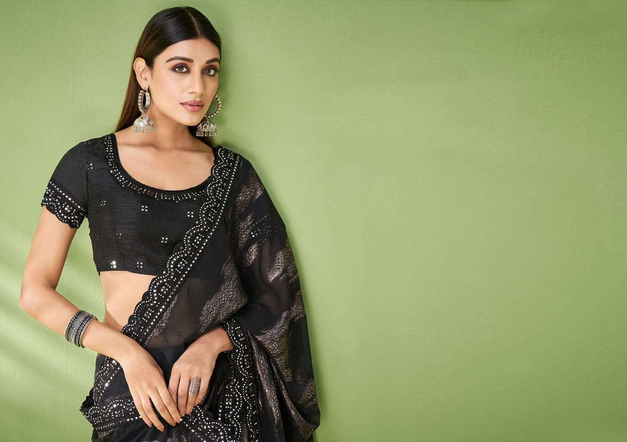 mahotsav norita ishya designer georgette saree