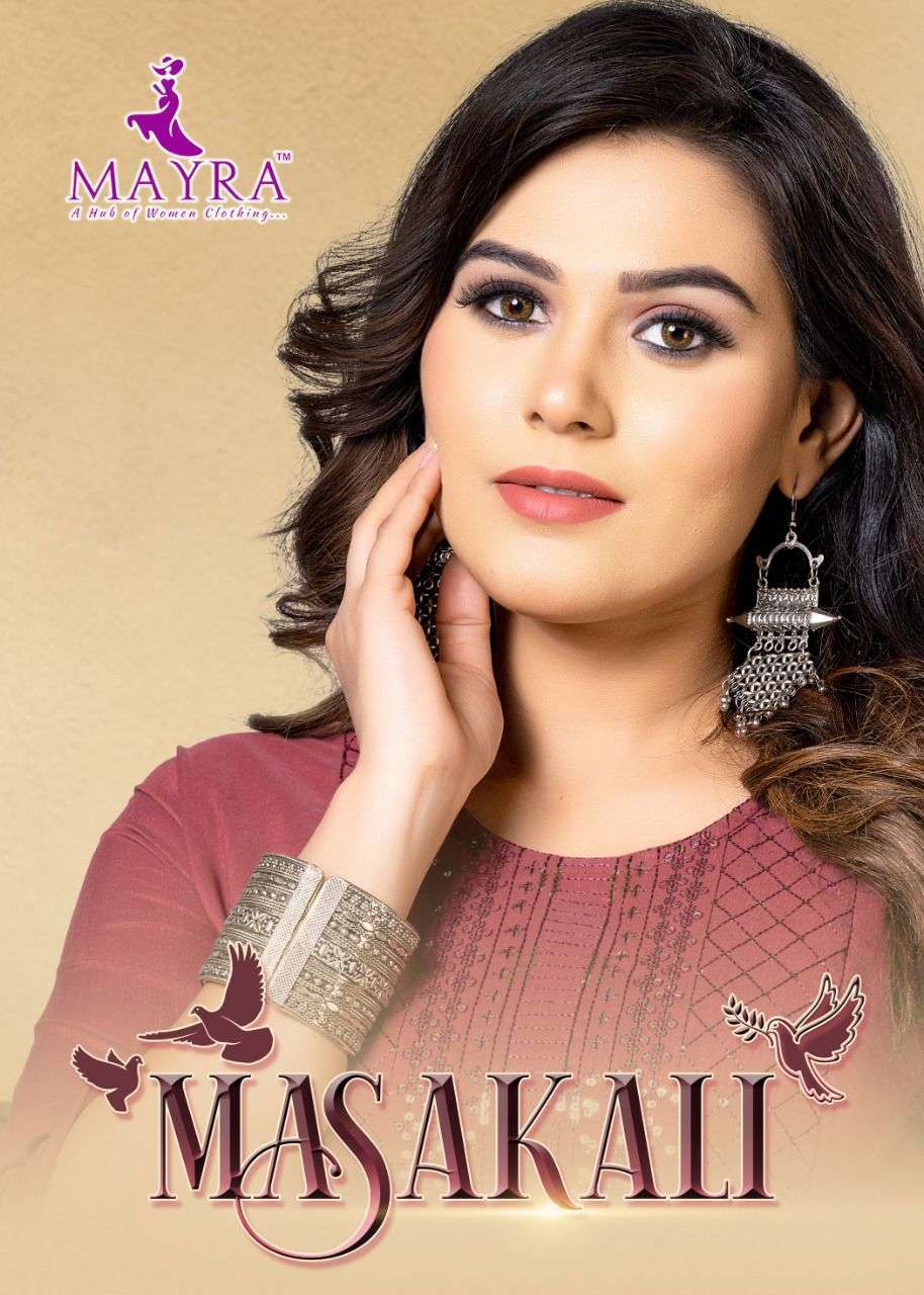 mayra masakali series 01-406 volcano slub kurti 