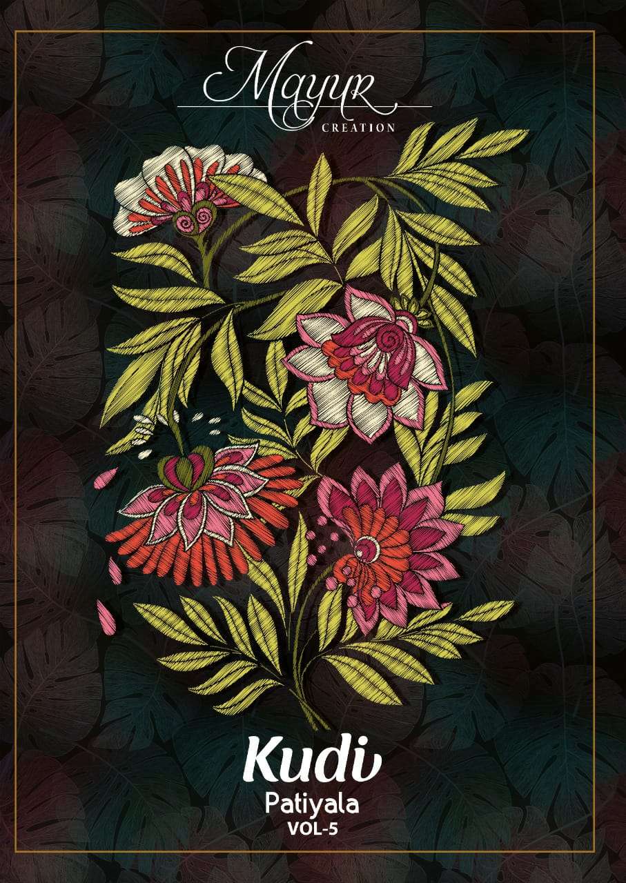 Mayur Kudi Patiyala Vol-5 series 5001-5010 Pure Cotton suit