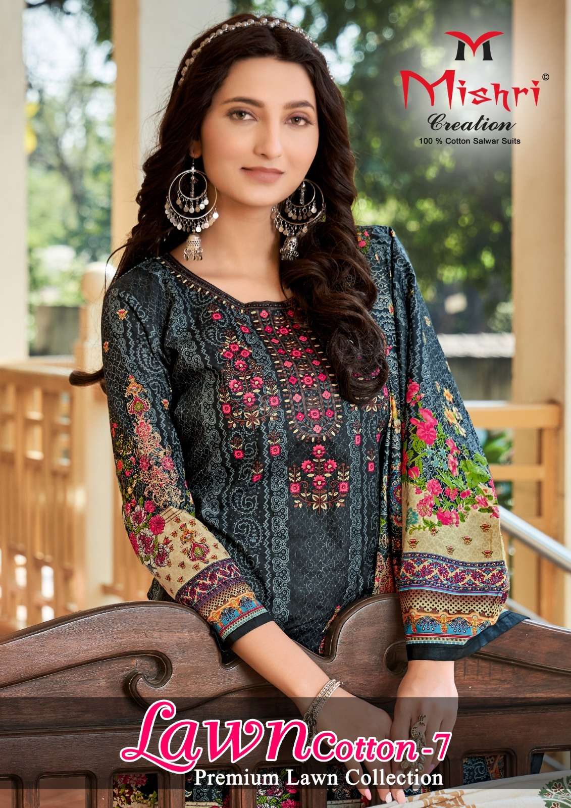 mishri lawn cotton vol 7 series 7001-7006 cotton suit 