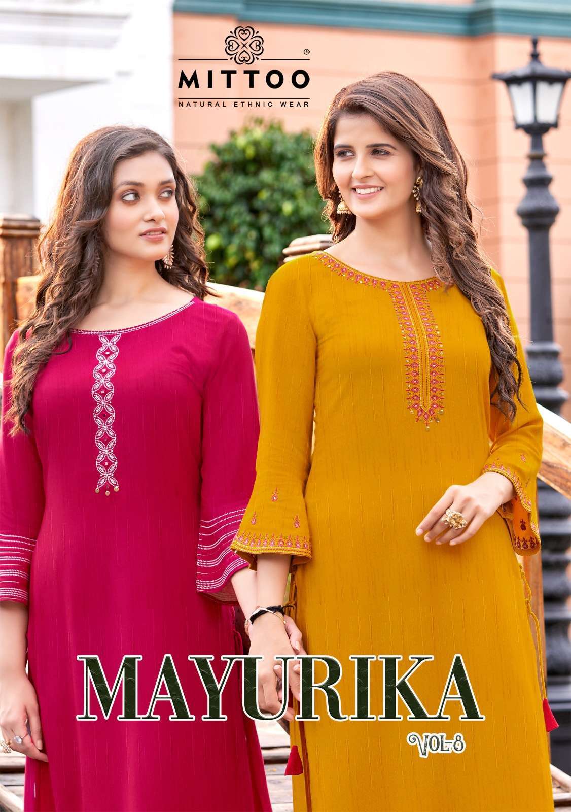mittoo mayurika vol 8 series 4446-4451 Weaving Rayon kurti