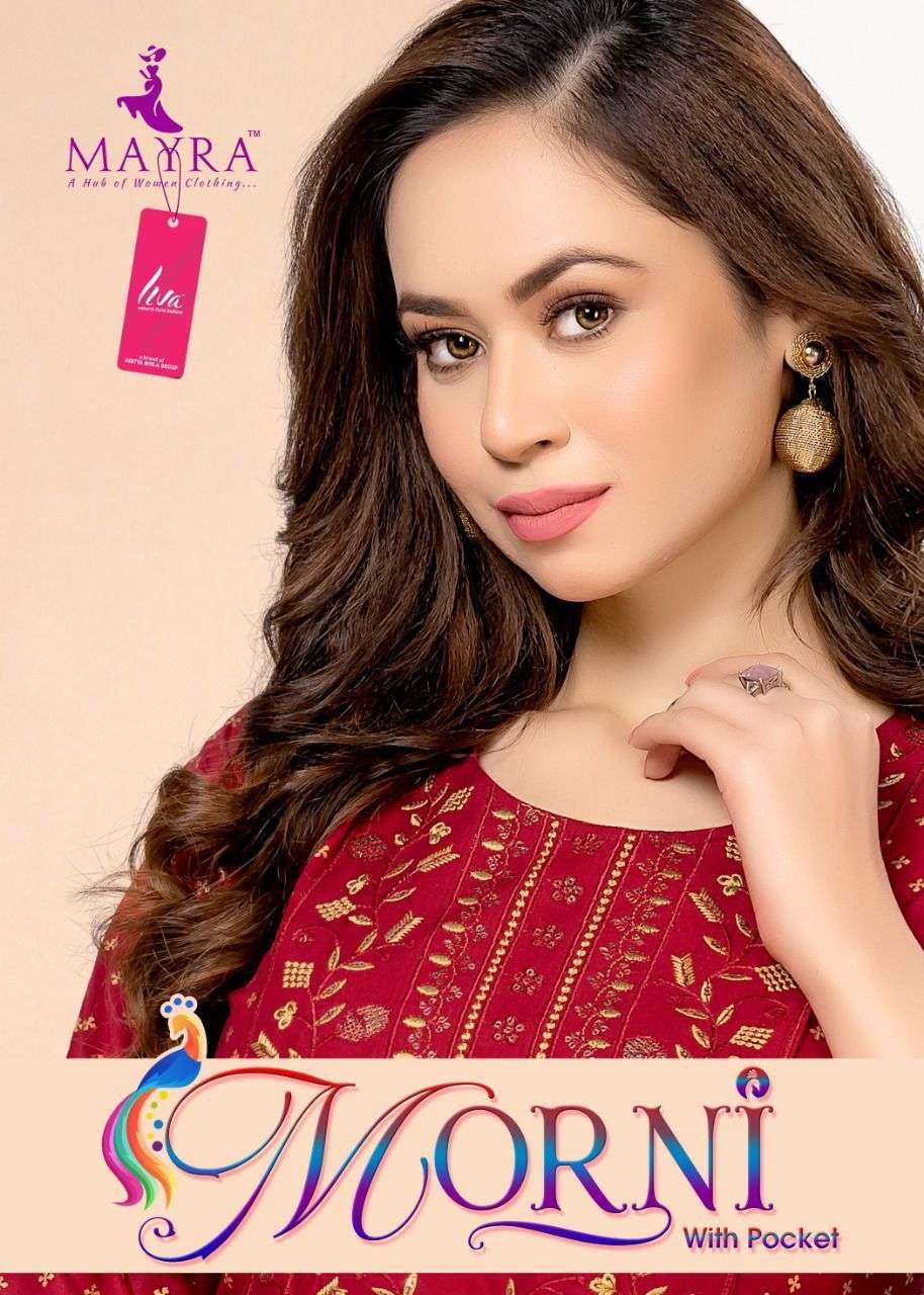 morni series 80119-801126 14 kg rayon kurti 