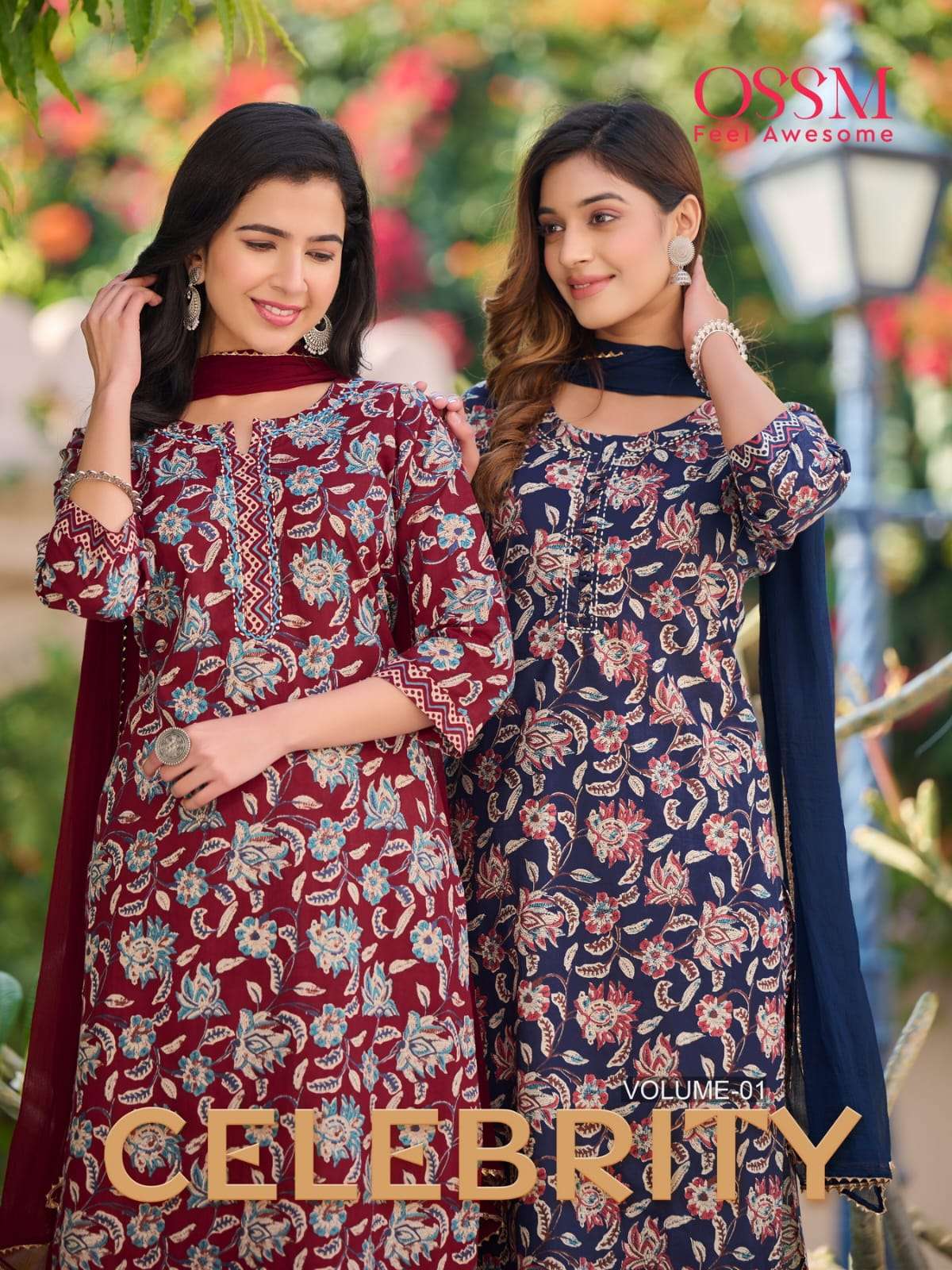 ossm celebrity series 01-06 cotton readymade suit 