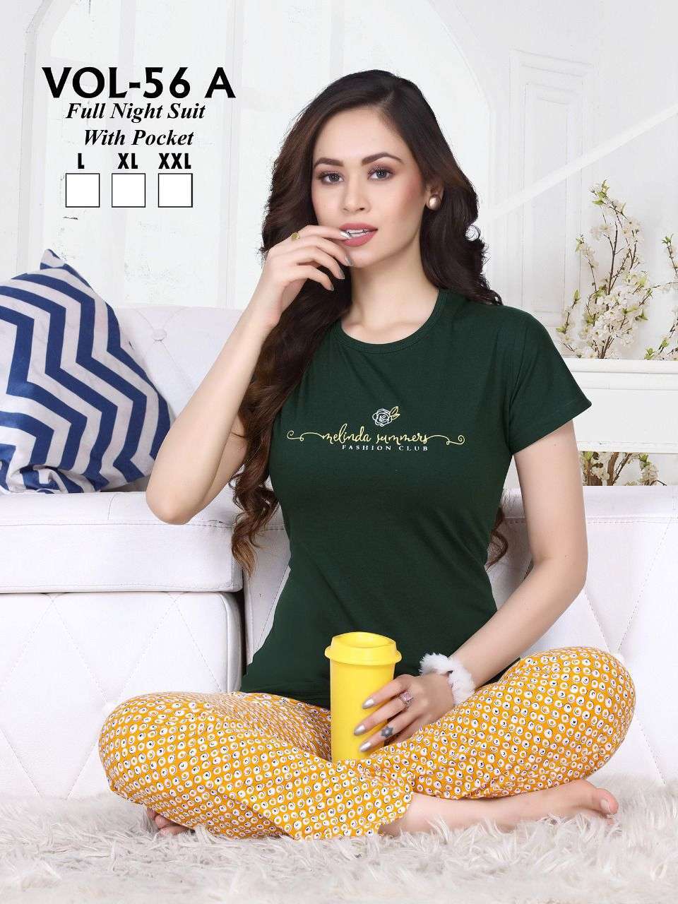platinum vol 56 A Heavy Shinker Hosiery Cotton night suit 