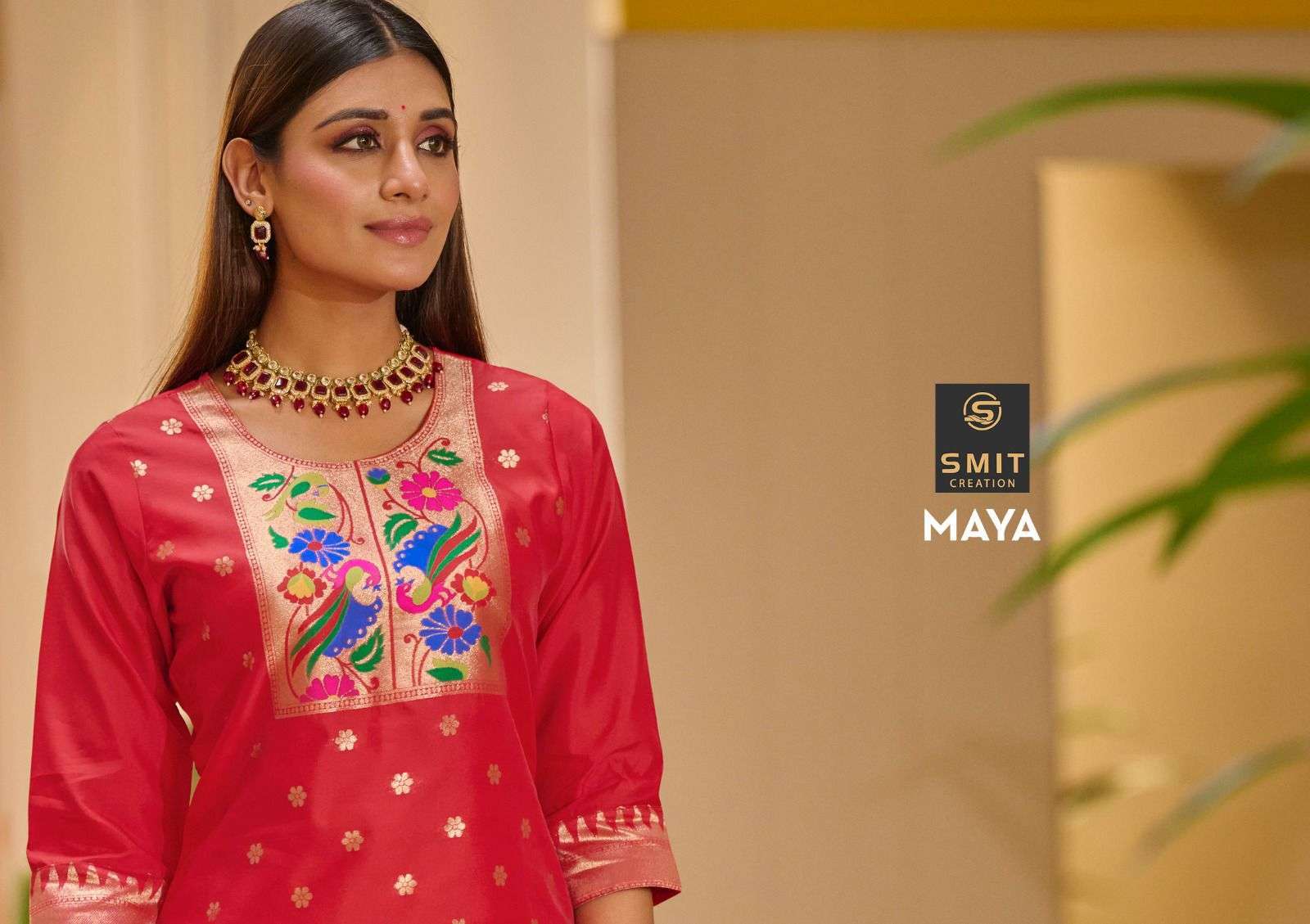 poonam maya series 1001-1009 Pure Tapeta Silk kurti