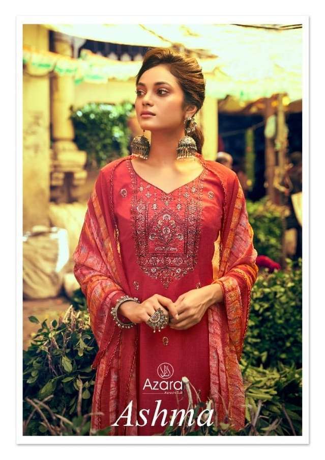 radhika ashma series 36001-36006 blossom cotton suit