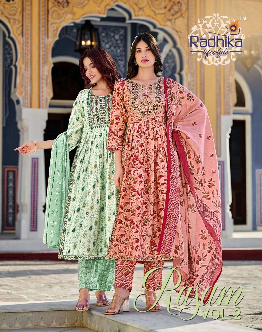 radhika rasam vol 2 series 2001-2008 pure modal chanderi suit