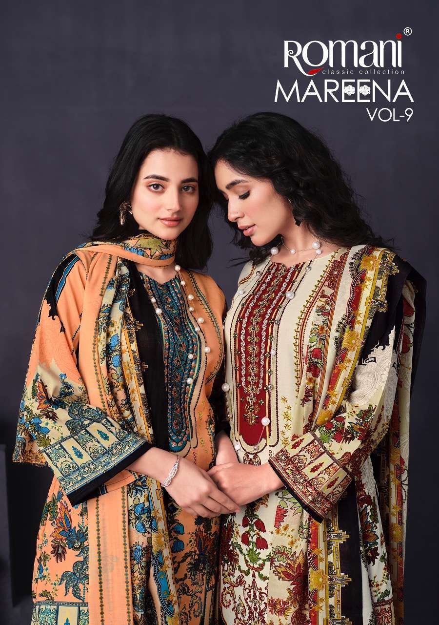romani mareena vol 9 series 1072001-1072010 soft cotton suit 