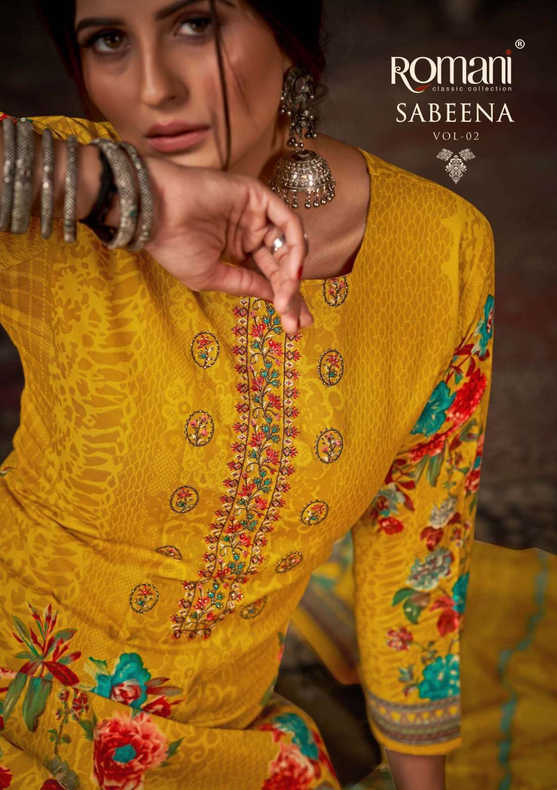 romani sabeena vol 2 series 1073001-1073010 premium soft cotton suit 