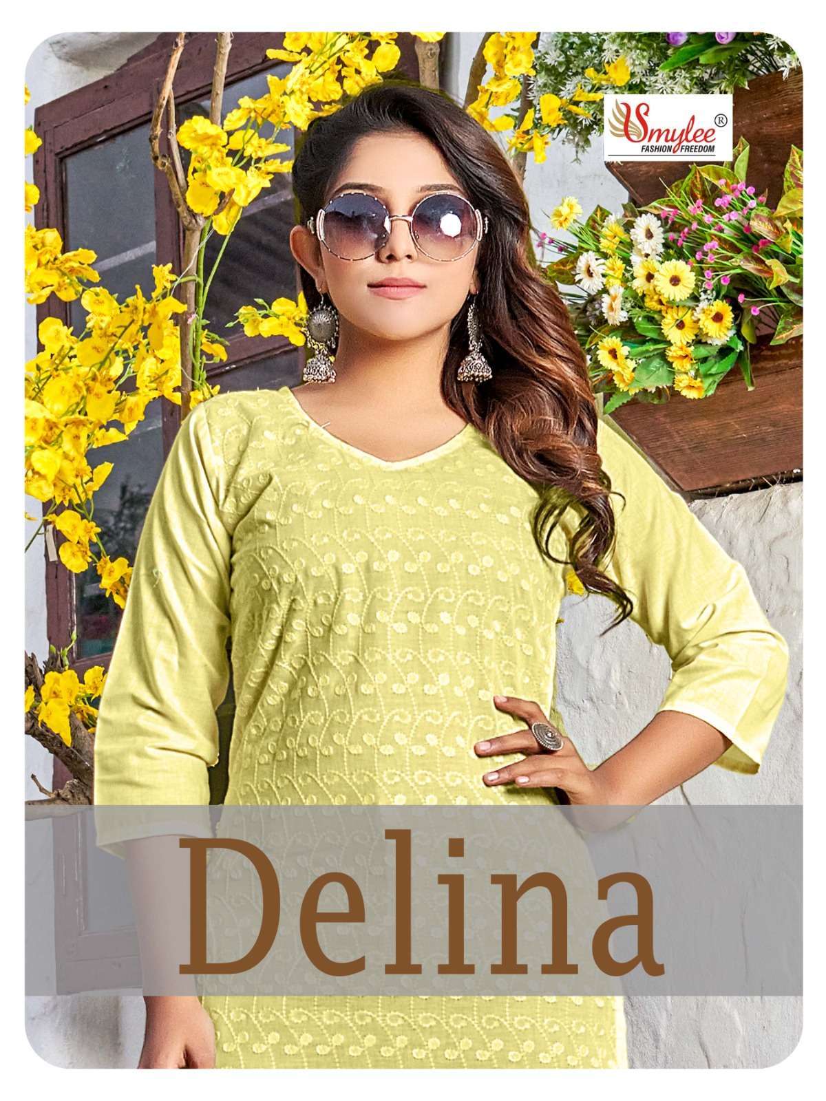 rung delina series 01-10 cotton chiken kurti 