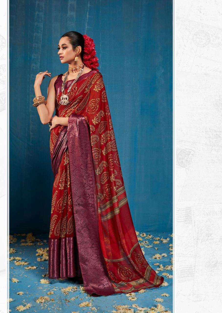 sr brand designer soft cotton silk saree