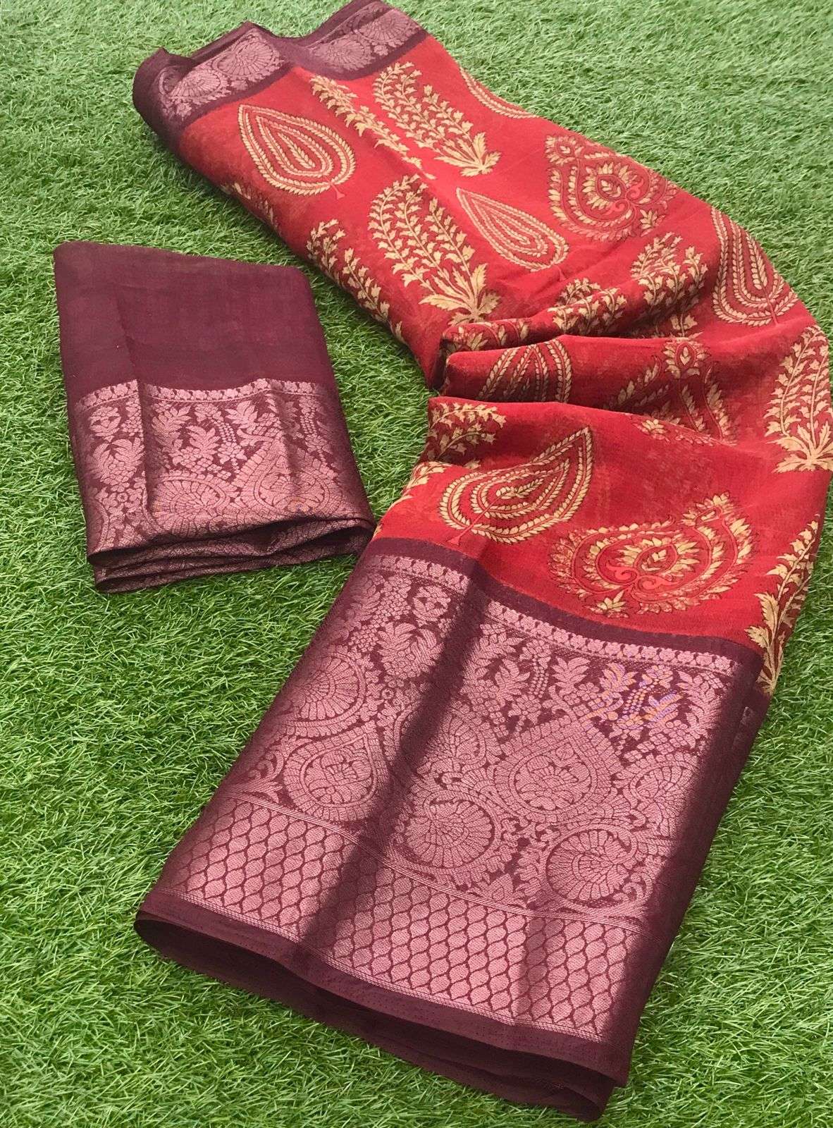sr the meera designer soft linen saree 