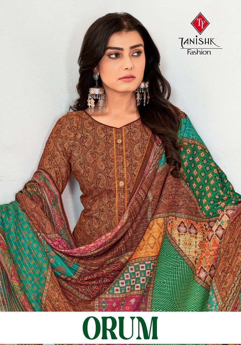 tanishk fashion orum series 4501-4506 pure muslin suit 