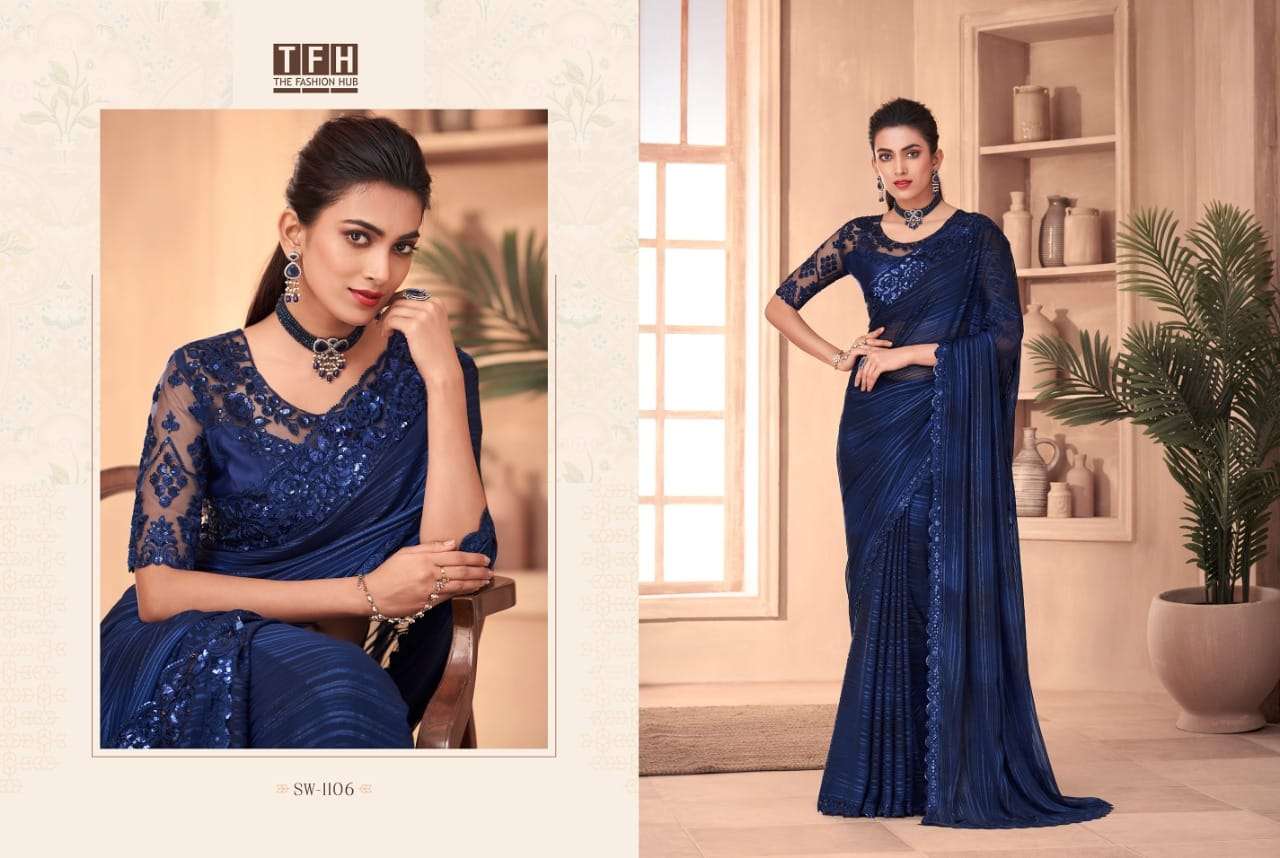 tfh sandalwood vol 11 designer fancy saree 