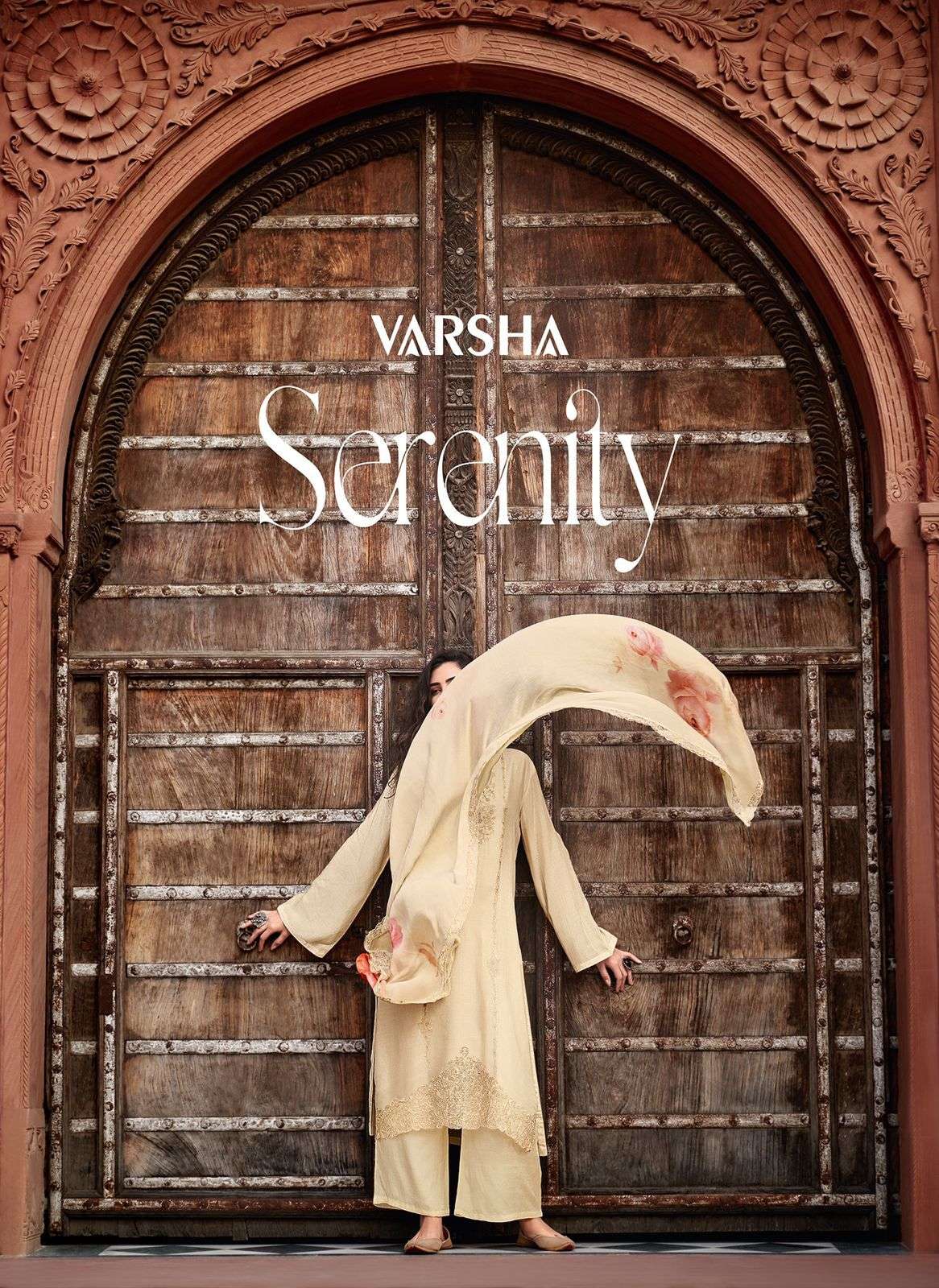 varsha serenity series 11-14 viscose muslin suit 