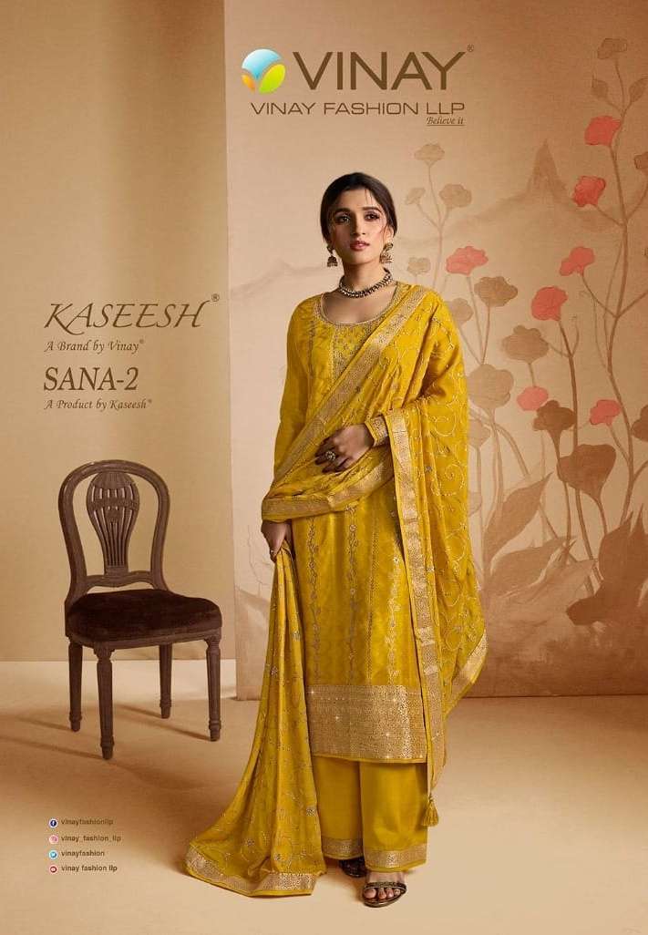 vinay sana vol 2 series 63511-63518 dola jacquard suit 