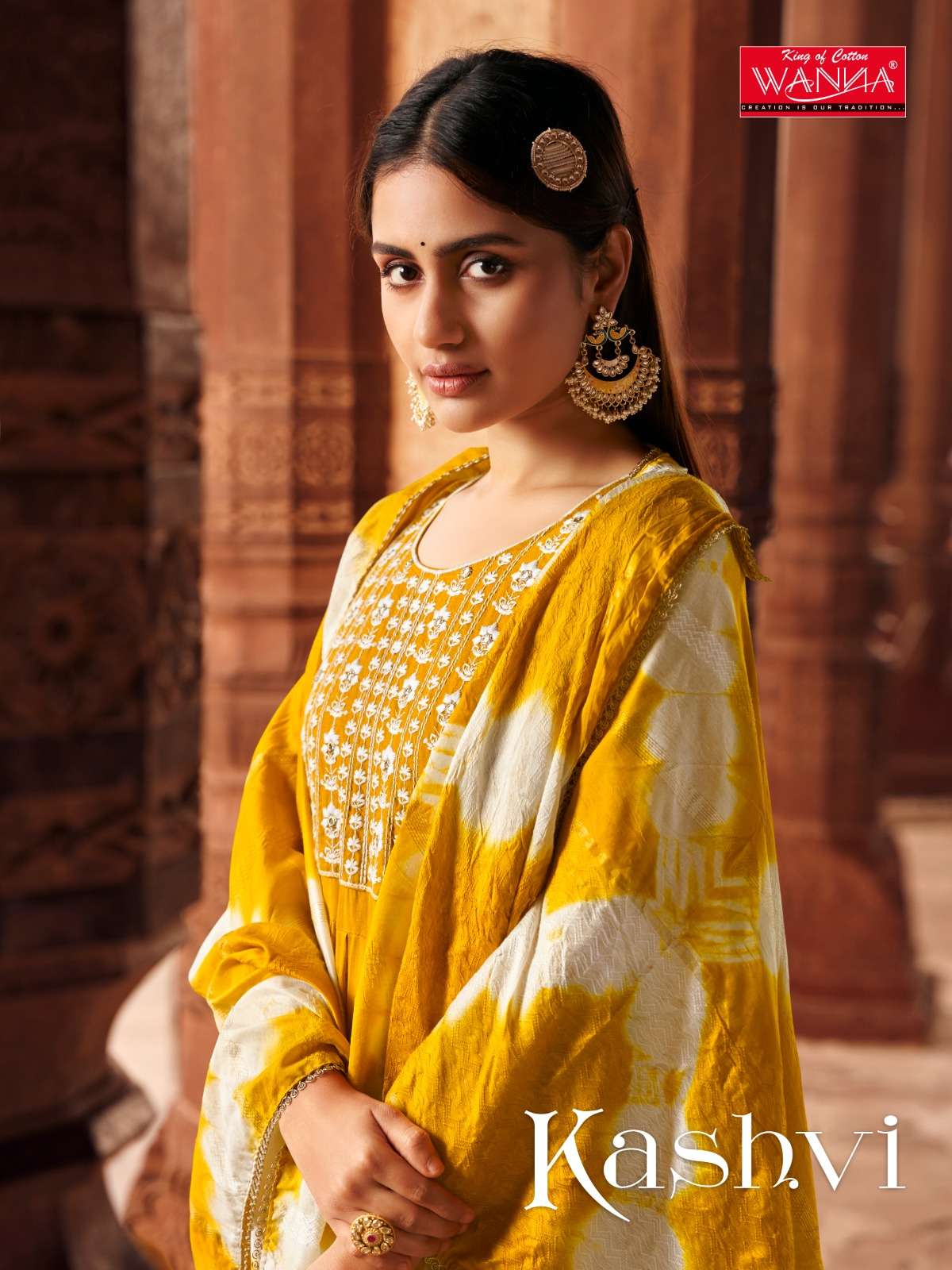 wanna kashvi Finest Quality of Rayon Slub readymade suit 