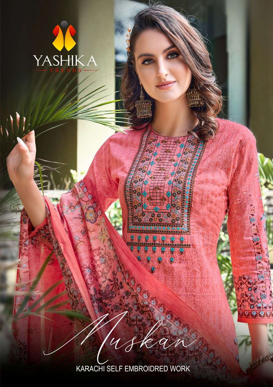 yashika muskan series 1001-1008 heavy cotton suit 