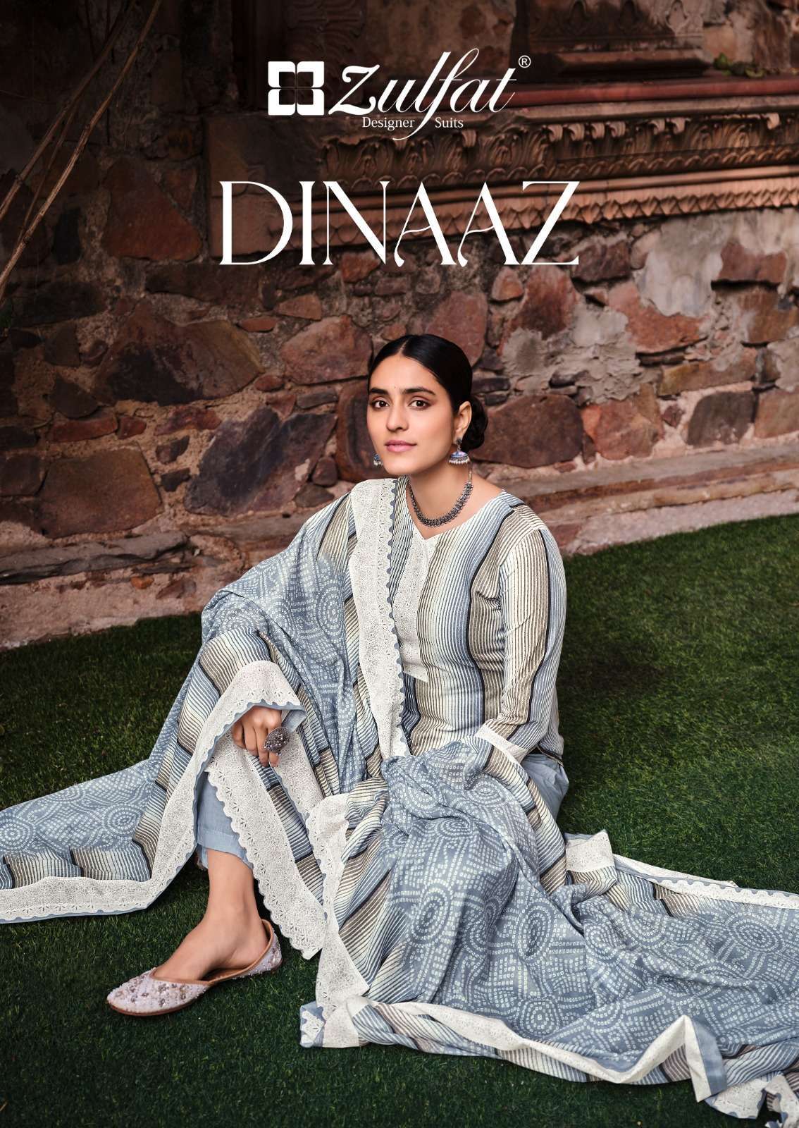 zulfat dinaaz series 470001-470010 pure cotton suit 
