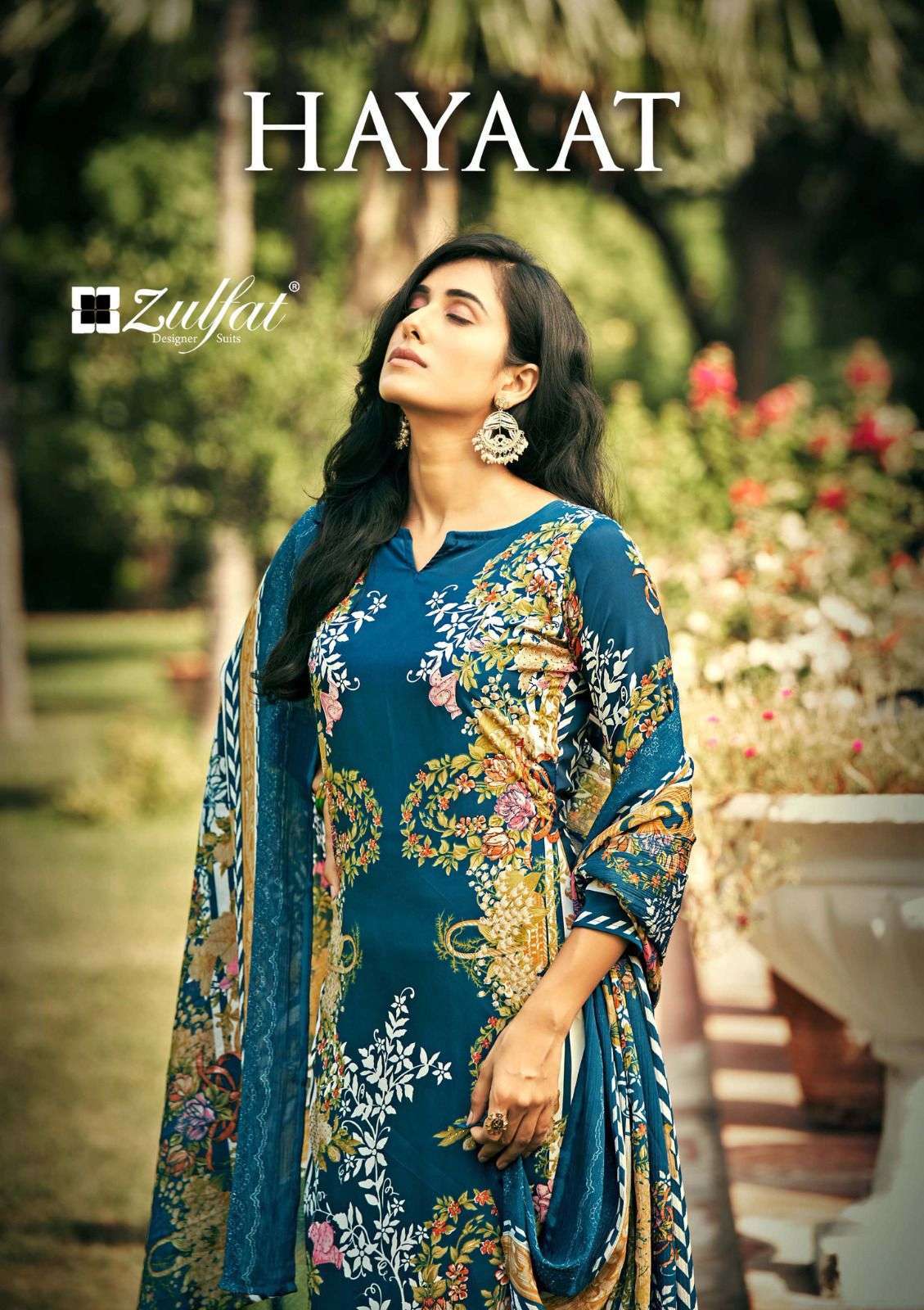 zulfat hayaat series 469001-469010 pure crape suit 