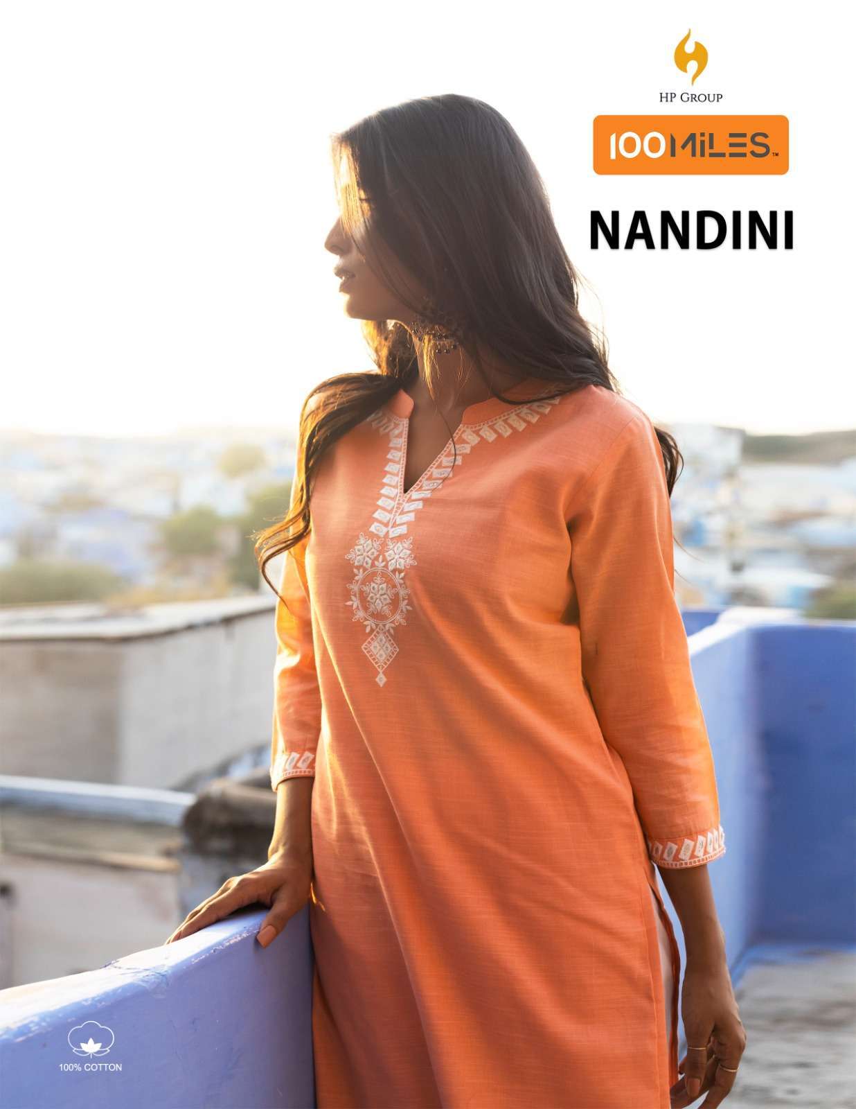 100 miles nandini series 01-04 Pure Cotton kurti