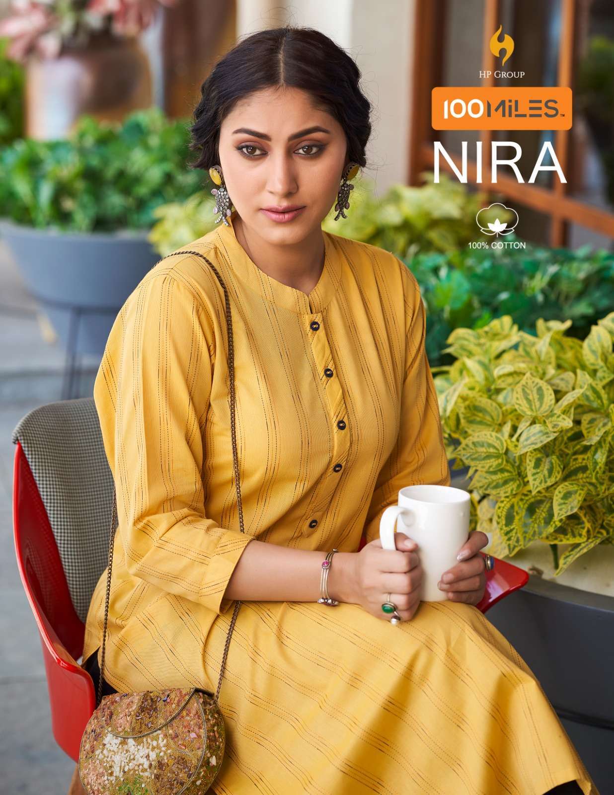 100 miles nira series 01-04 Pure cotton kurti 