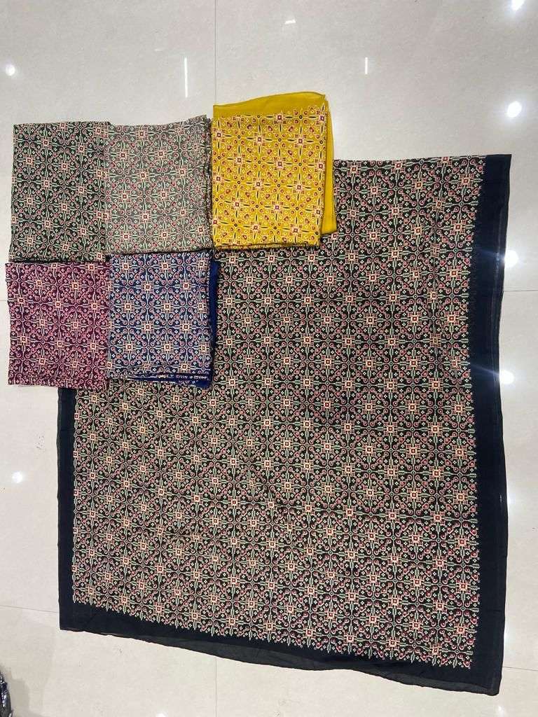 ajrakh print dupatta by p r clothing muslin dupatta