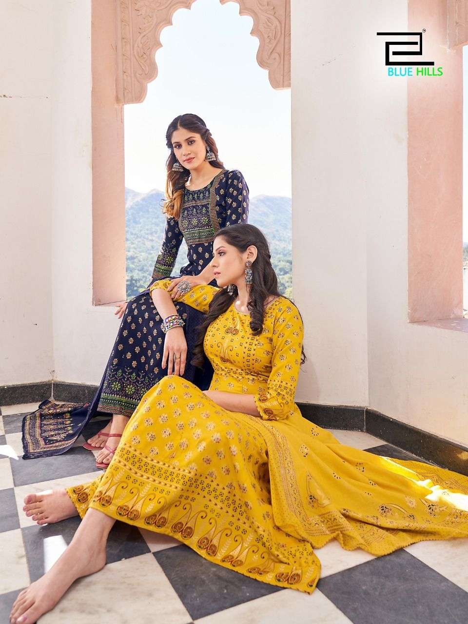 anarkali 2.0 designer 14 Kg Rayon Print long gown 