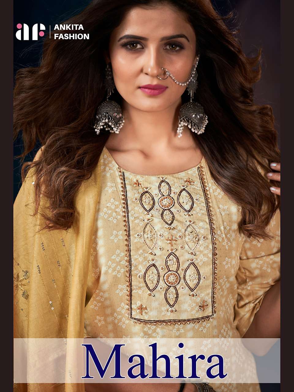 ankita fashion mahira series 1001-1003 Pure Rinkal Muslin suit