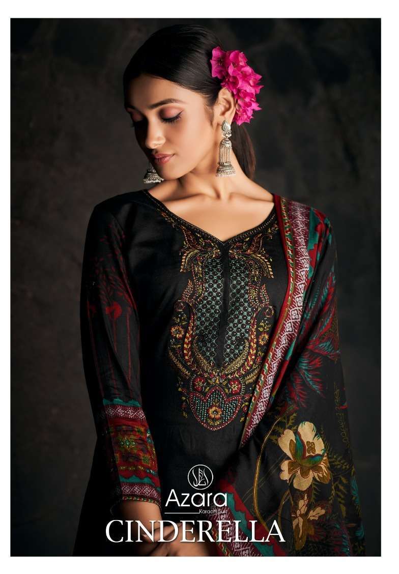 azara cindrella series 51001-51006 pure jam cotton suit