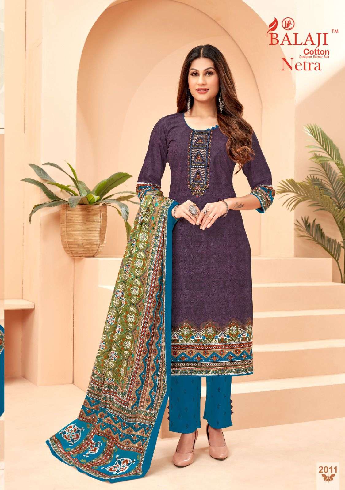 Balaji Netra Vol-2 series 2001-2012 Pure Cotton suit