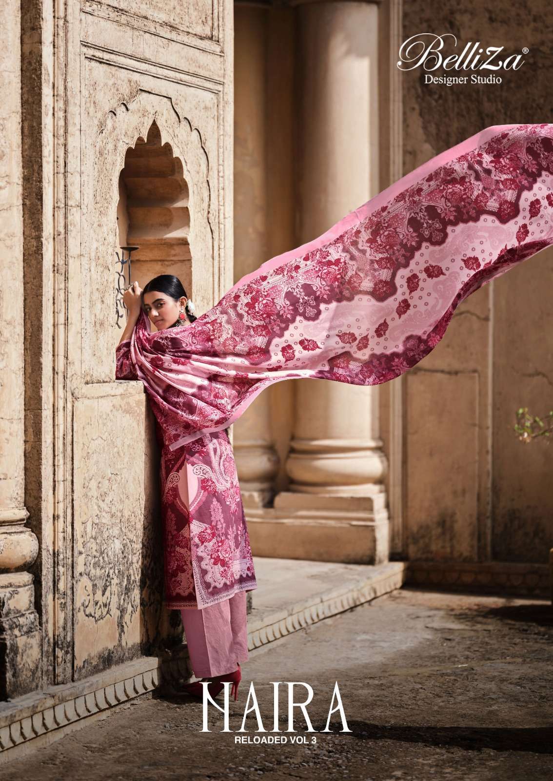 belliza naira reloaded vol 3 series 772001-772010 Pure Cotton suit