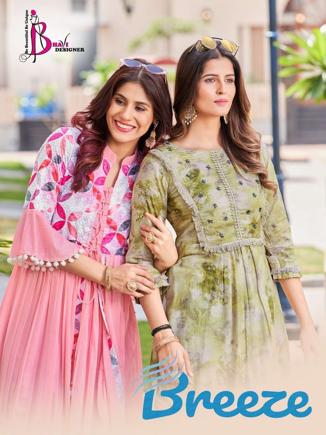 bhavi designer breeze series 101-103 fancy kurti 